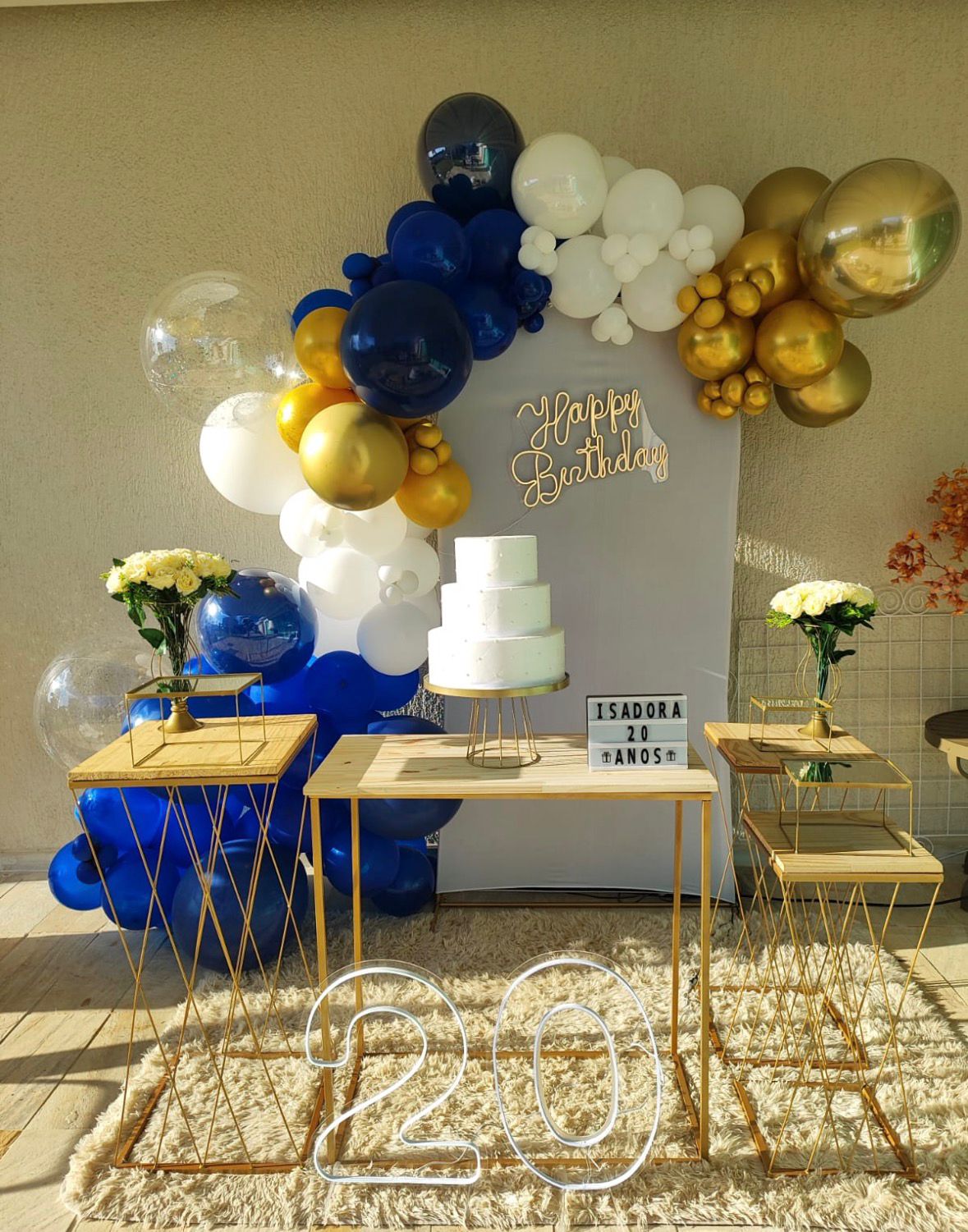Mesa decorada Solarium
